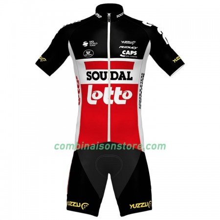 Combinaison Cycliste + Cuissard à Bretelles 2020 Lotto-Soudal N001